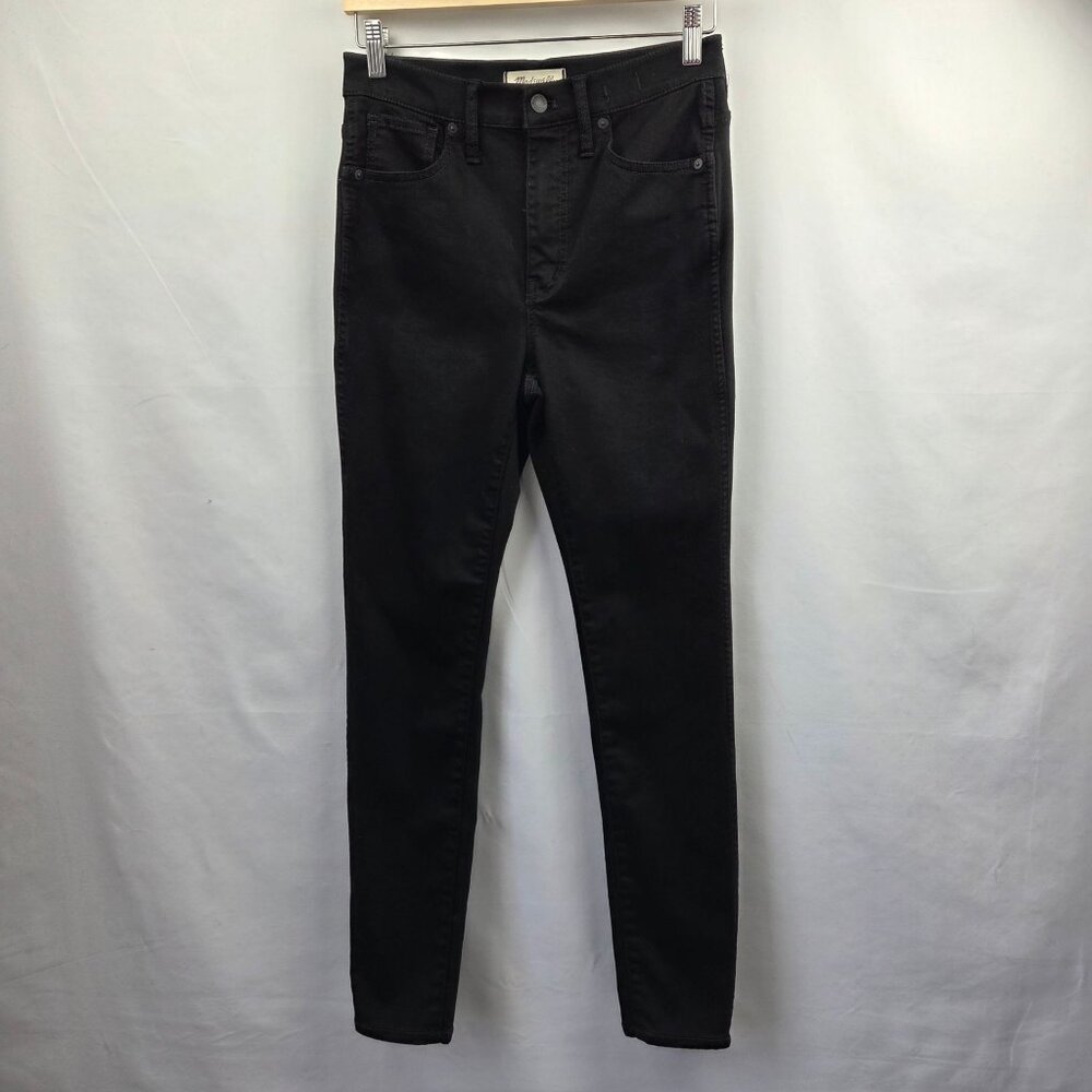 Madewell 10" High Rise Black Skinny Jeans Size 27